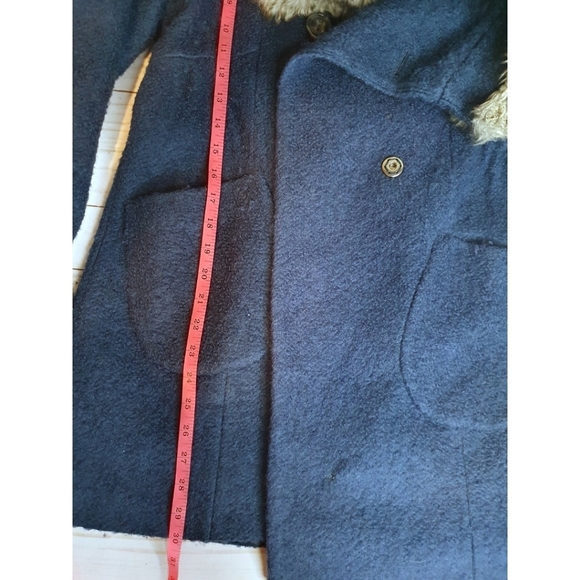 Apt.9  Double Breasted Winter Jacket, Oversized Pea Coat, Small - Picture 11 of 16